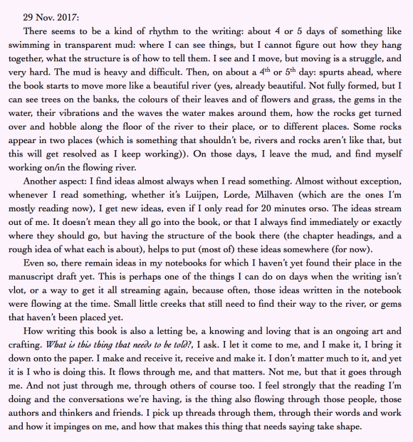 On writing 2017-11-29